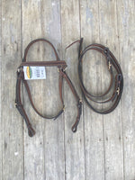 Flinders Edge Sewn 3/4" Barcoo Bridle & Reins - Pony