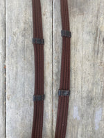 Pony Web Reins - 2.2m Brown