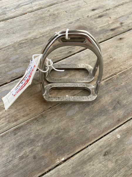 Flair Stainless Steel Stirrups - 4.0" ( Kids Size )