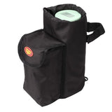 Fort Worth Bottle Saddle Bag w/Pouch - Black