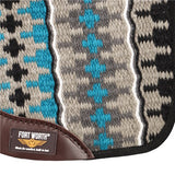 Fort Worth NZ Wool Felt Lined Saddle Pad - 30" x 32"
