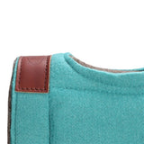 Fort Worth Felt Barrel Pad with Built-In Shim – Turquoise 30” x 30”