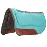 Fort Worth Felt Barrel Pad with Built-In Shim – Turquoise 30” x 30”