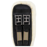 Equi-Prene Elastic Fleece Lined Dressage Girth - Black