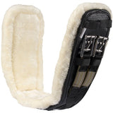Equi-Prene Elastic Fleece Lined Dressage Girth - Black