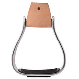 Fort Worth Aluminium Oxbow Stirrups with Rubber Treads