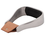 Fort Worth Aluminium Oxbow Stirrups with Rubber Treads