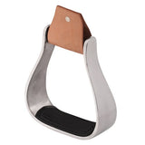 Fort Worth Aluminium Oxbow Stirrups with Rubber Treads