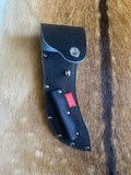 Taurus Leather Large Skinning Knife Sheath with Flap