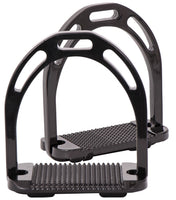 Platinum Lightweight Aluminium Stirrups - Black