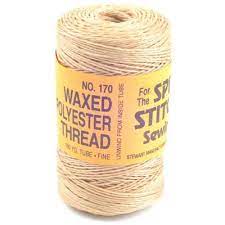 Fine Waxed Thread No.170 164 Meters