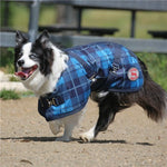 Thermo Master Supreme Dog Coat - Blue Tartan