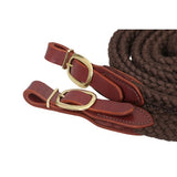Cottonfields Stockman Reins 6' / 183cm - Brown