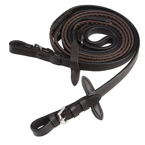 Landsborough Leather Reins With Rubber Pimple Grip