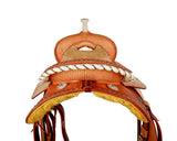 Syd Hill Crosby Barrel Western Saddle