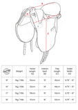 Syd Hill Premium Stock Saddle - SHX Adjustable Tree