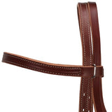 Weaver 5/8" Latigo Headstall/ Bridle - Brown