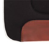 Contoured Saddle Pad Black H9 32" x 32"