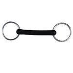 Blue Tag Flexi Rubber Mullen Mouth Loose Ring Snaffle