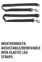 Weatherbeeta Adjustable leg cover straps with Elastic