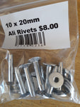 20mm Aluminium Hose Rivets