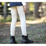 Huntington Girls Ruby Jodhpurs With Gel Seat - Beige