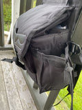 Fort Worth Multi Pocket Trail Riding Saddle Bag Black