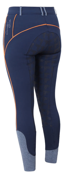 Cavallino Sport II Breeches - Silicone Seat - Navy - Ladies 6 1x left