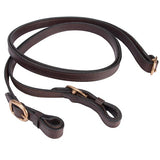 Stockmaster Shaped Brow Barcoo Bridle & Reins - Dark Brown
