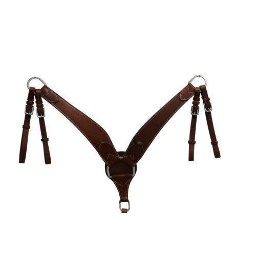 Oiled Pull-Up Leather Breast Collar